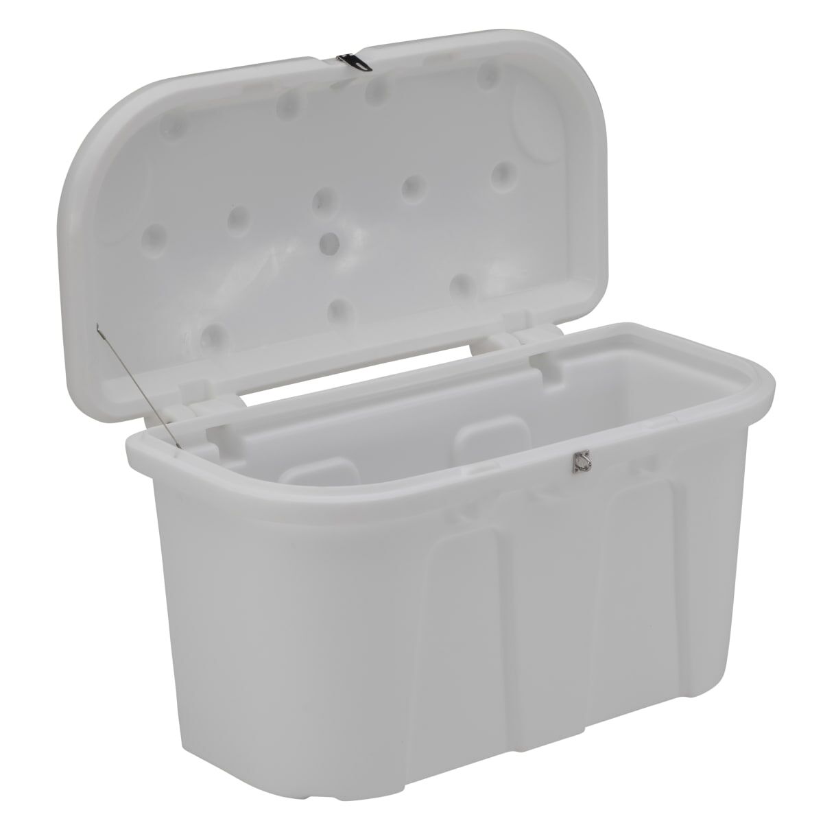 Taylor Made Stow N’ Go Polyethylene Dock & Patio Storage Box, White (43"L x 21"W x 26"H) #123650