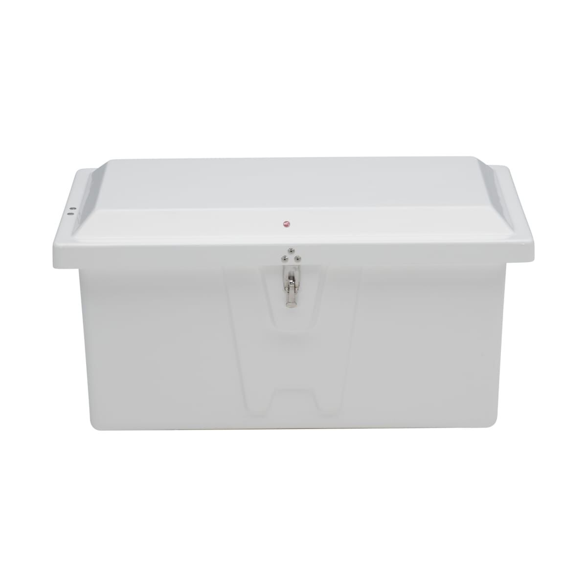 Taylor Made Stow N’ Go Low-Profile Fiberglass Dock Box, Small (20"H x 40"W x 19"D), White #83550