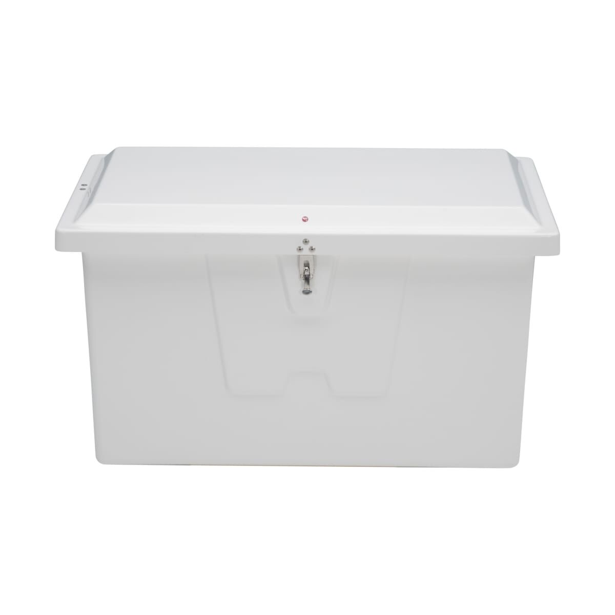 Taylor Made Stow N’ Go Deep Fiberglass Dock Box, Small (27"H x 46"W x 26"D), White #83553