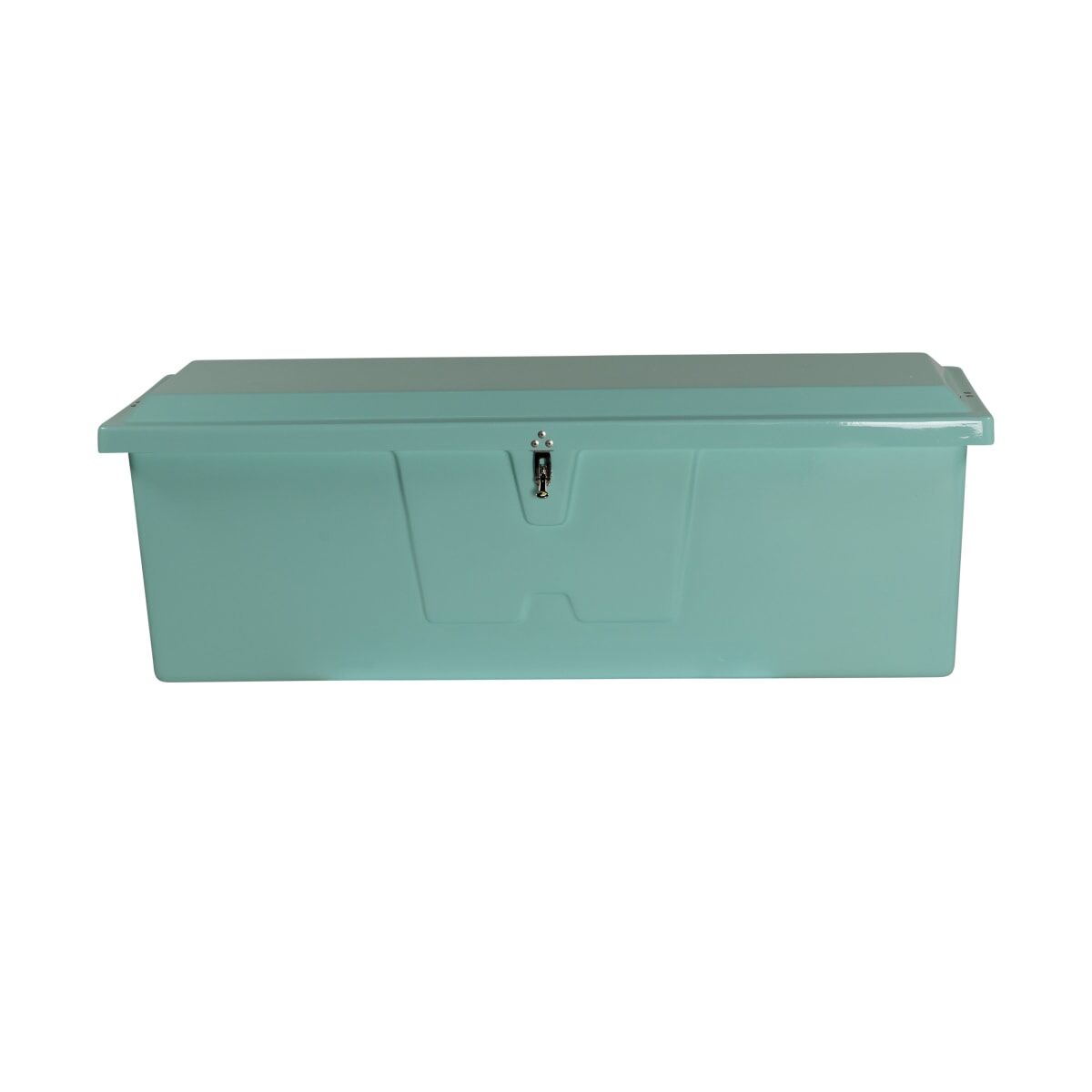 Taylor Made Stow N’ Go Standard Fiberglass Dock Box, Medium (24"H x 72"W x 23"D), Seafoam Green #83552SF