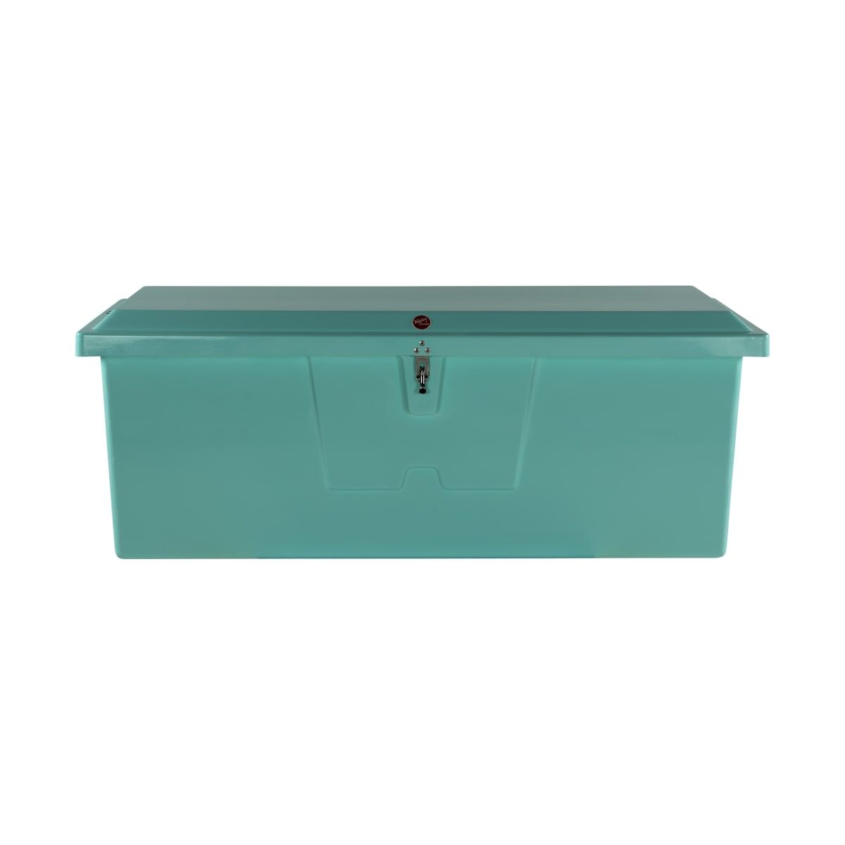 Taylor Made Stow N’ Go Deep Fiberglass Dock Box, Medium (27"H x 72"W x 26"D), Seafoam Green #83554SF