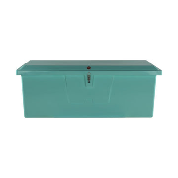 Coffre de quai en fibre de verre profond Taylor Made Stow N' Go, moyen (70 cm H x 183 cm L x 66 cm P), vert écume de mer #83554SF