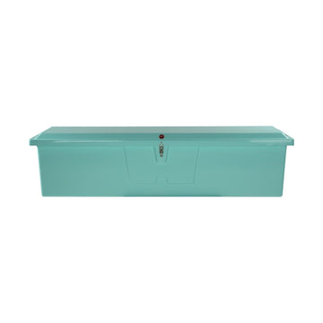 Coffre de quai en fibre de verre Stow N’ Go Fisherman’s de Taylor Made, très grand (24"H x 95"L x 22"P), vert écume de mer #83560SF